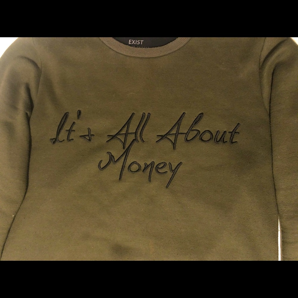 “It’s All About Money” Vintage Crewneck